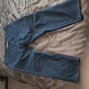Lands End dark blue jeans, size 10